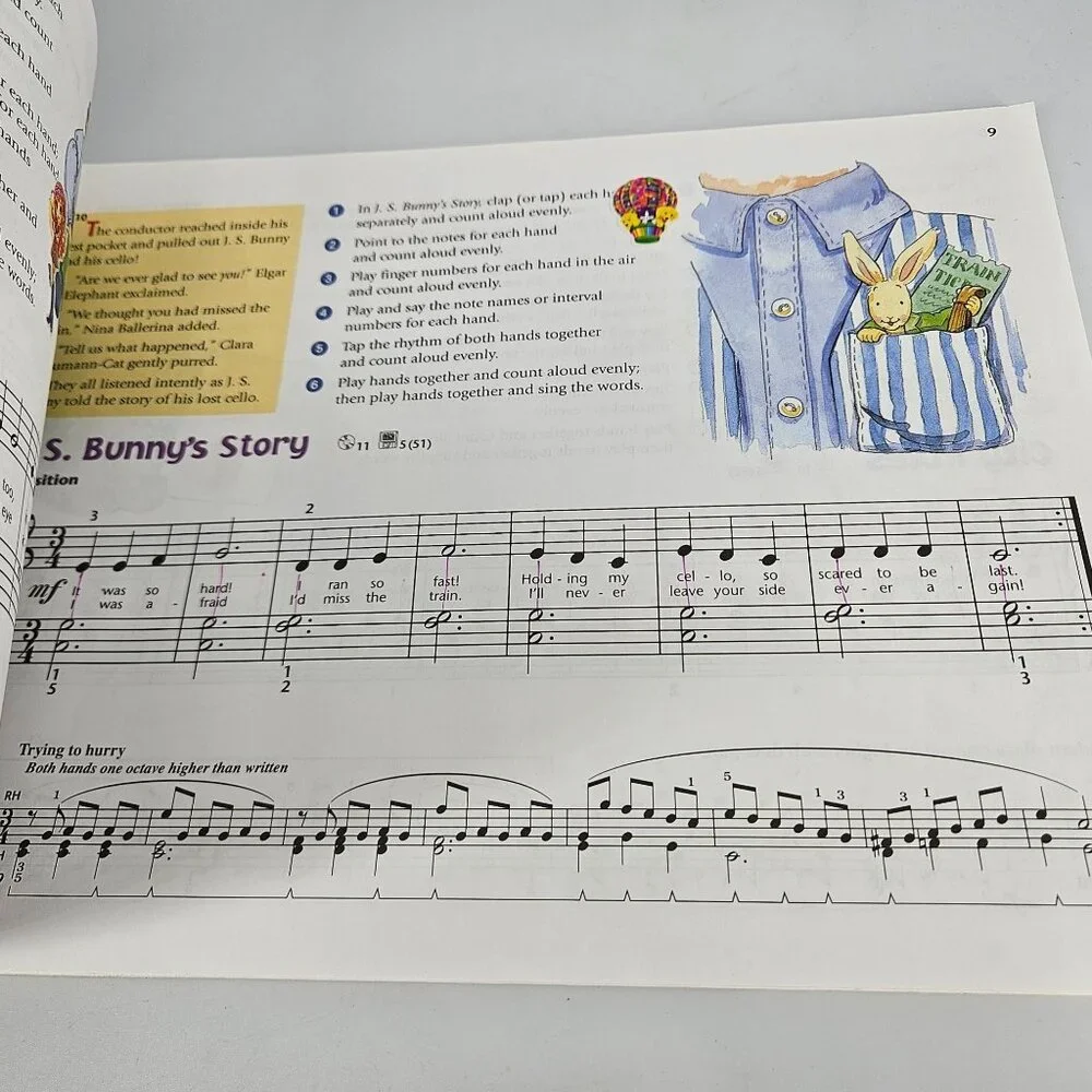 Alfred Music for Little Mozart Piano Learning Prep Level 4 Lesson Recital Lot 2